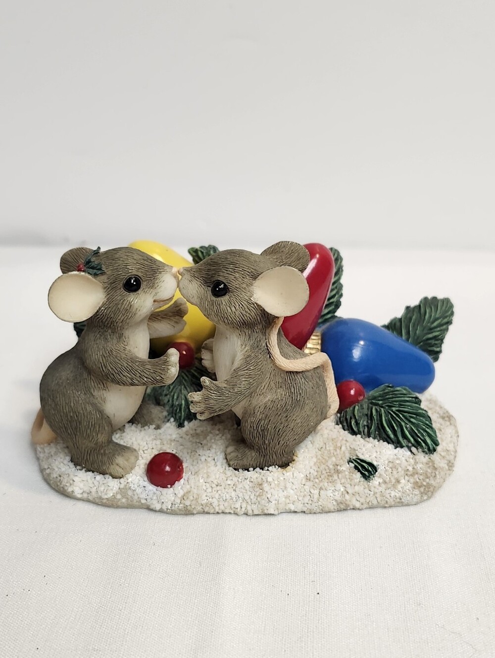 Charming Tails Kiss Me Lights 87/205 Fritz And Floyd Limited Edition 2000